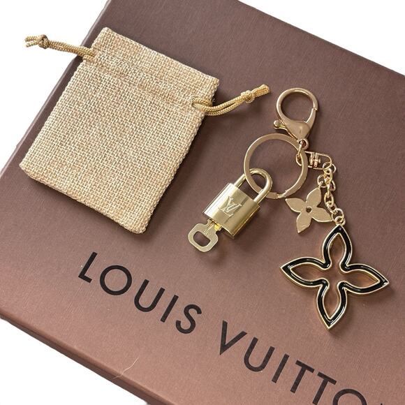 Authentic Louis Vuitton Lock & Key Set #310 On An Unbranded Keychain - Picture 2 of 8